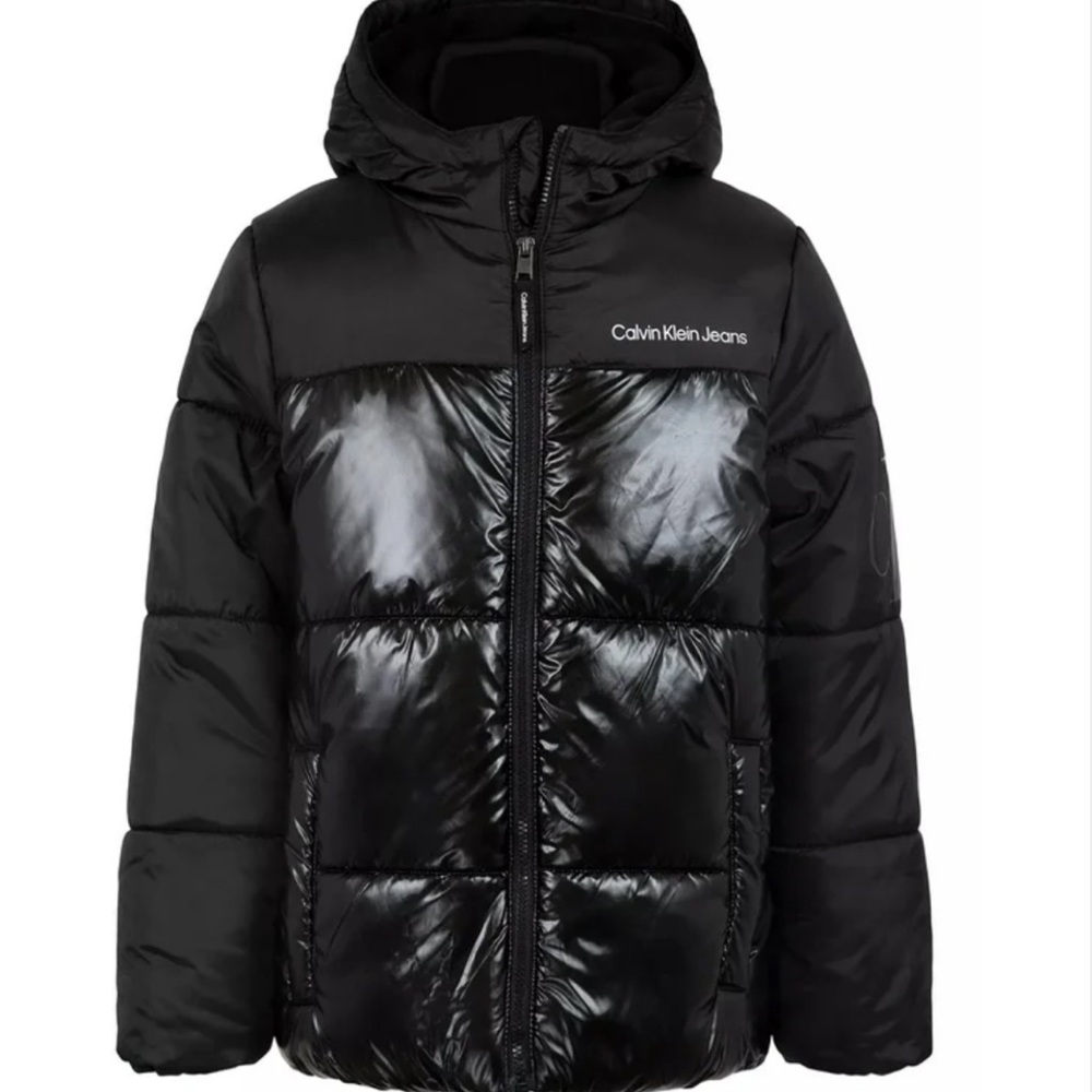 Calvin Klein puffer jacket sizes 4 5 6 years winter coat kids
